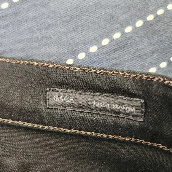 Citizens of Humanity Gage Classic Straight Leg Jeans Black Size 36x28 - Picture 6 of 10